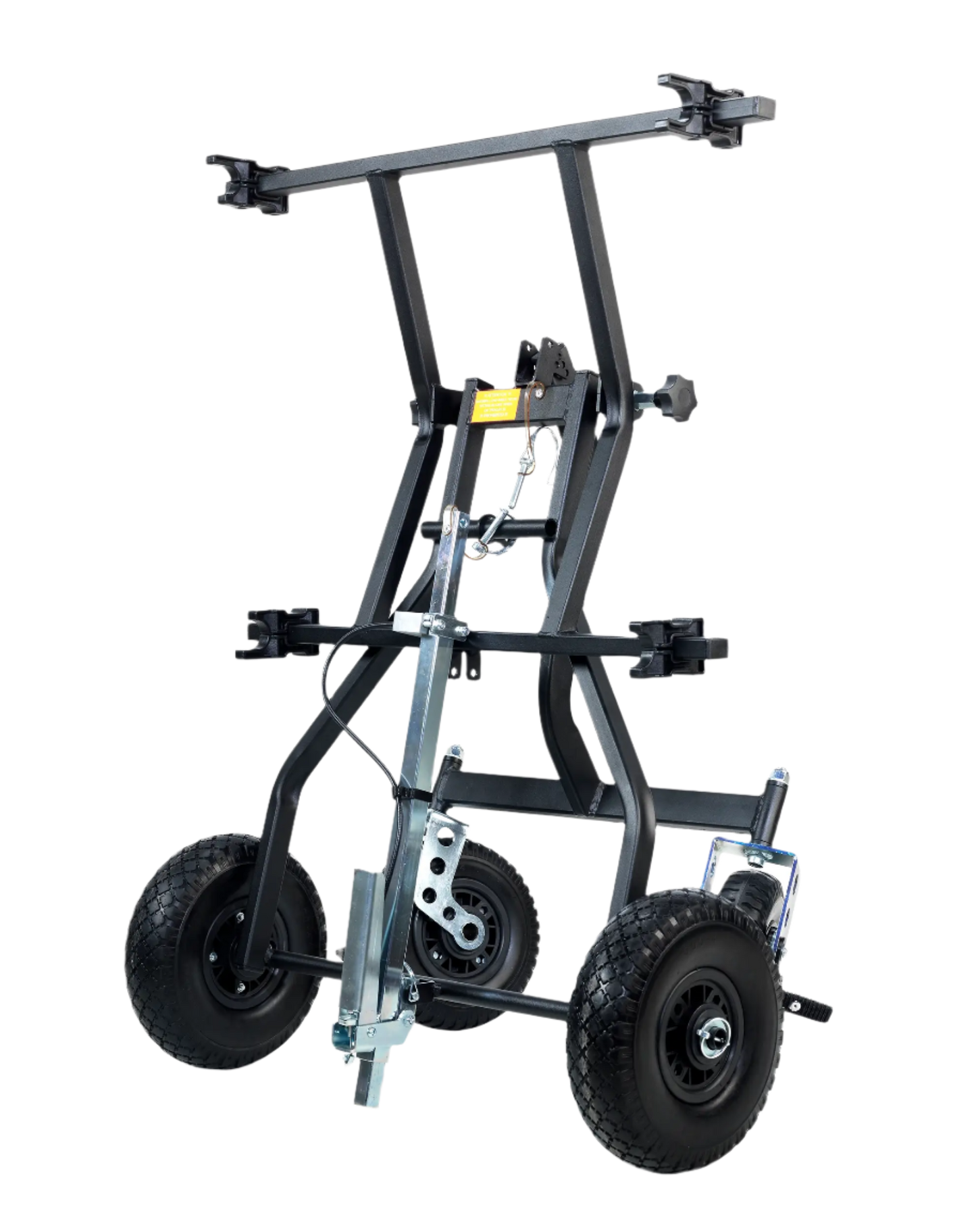 HML Racing Stone Kart Company One Man Transformer Karting Stand in a Folded Up Position.