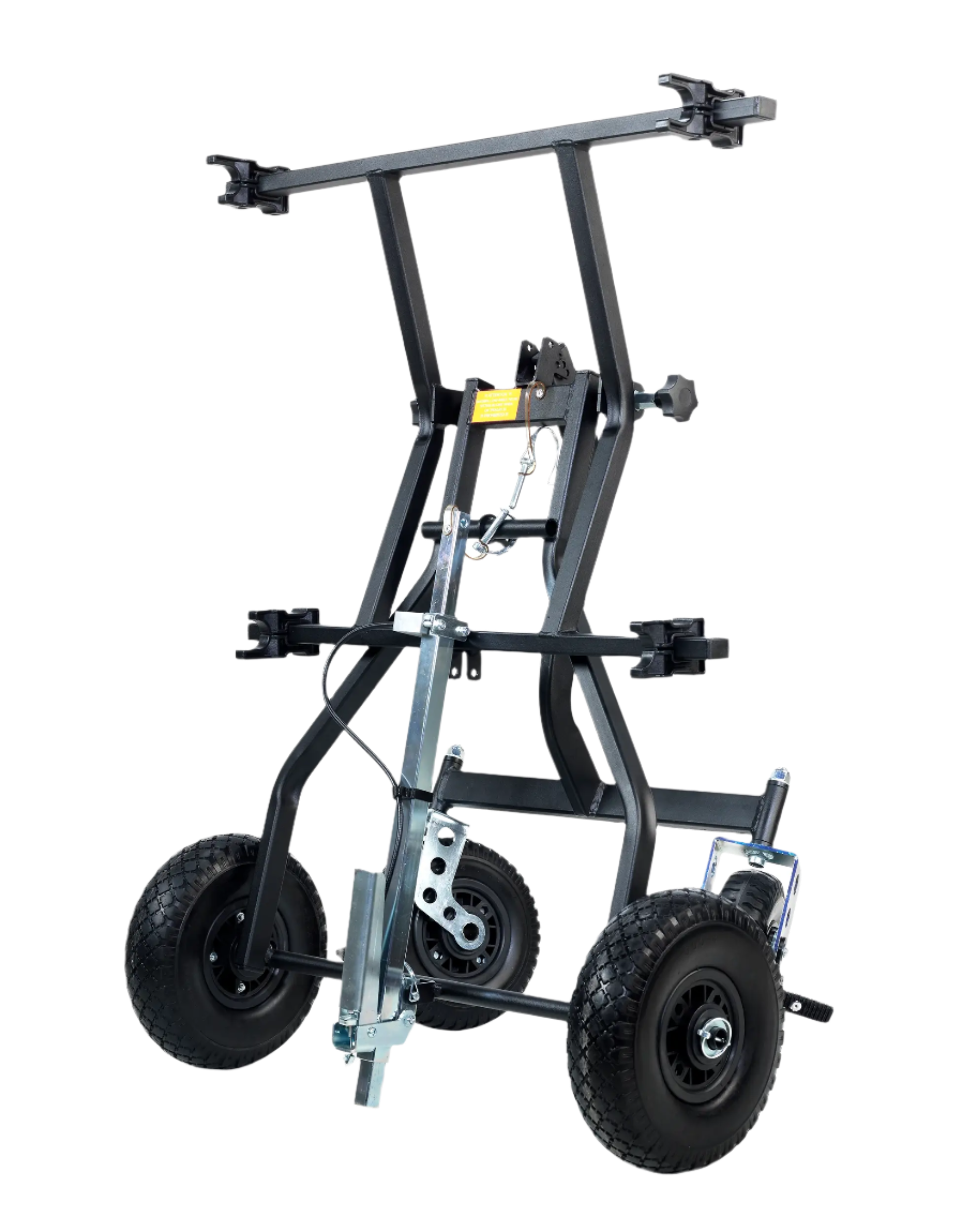 HML Racing Stone Kart Company One Man Transformer Karting Stand in a Folded Up Position.